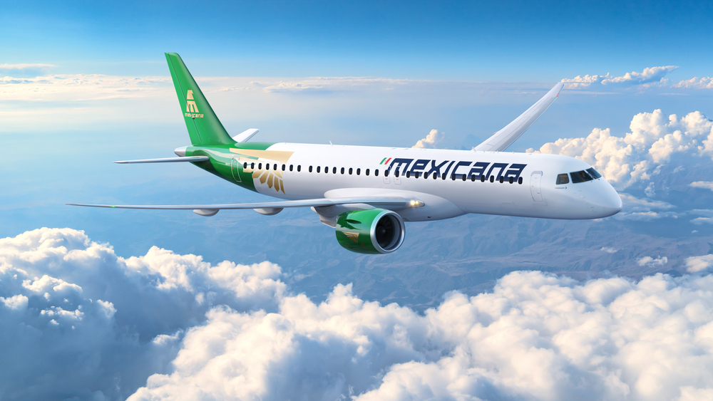 E195 E2 da Mexicana
Imagem: Embraer