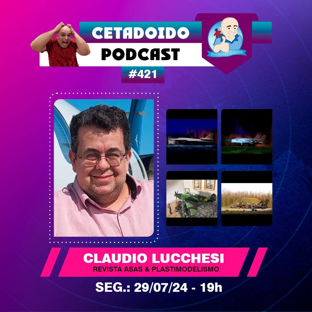 Acompanhe a live sobre aviação e plastimodelismo