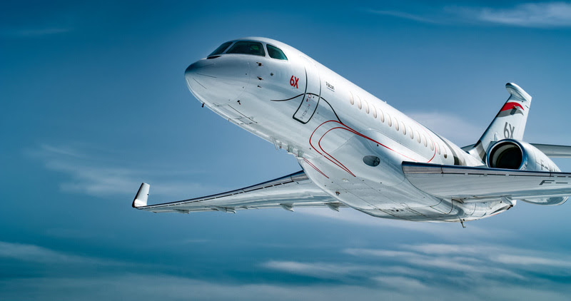 Dassault Falcon 6X. Imagem: Dassault