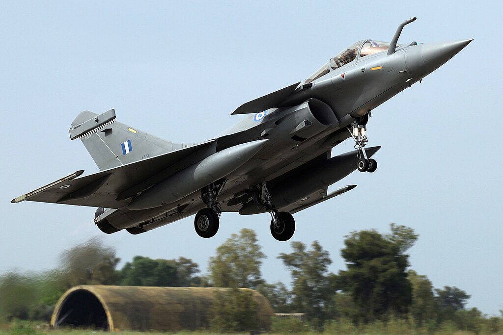 Rafale da força aérea da Grécia. Foto: Colin Cooke