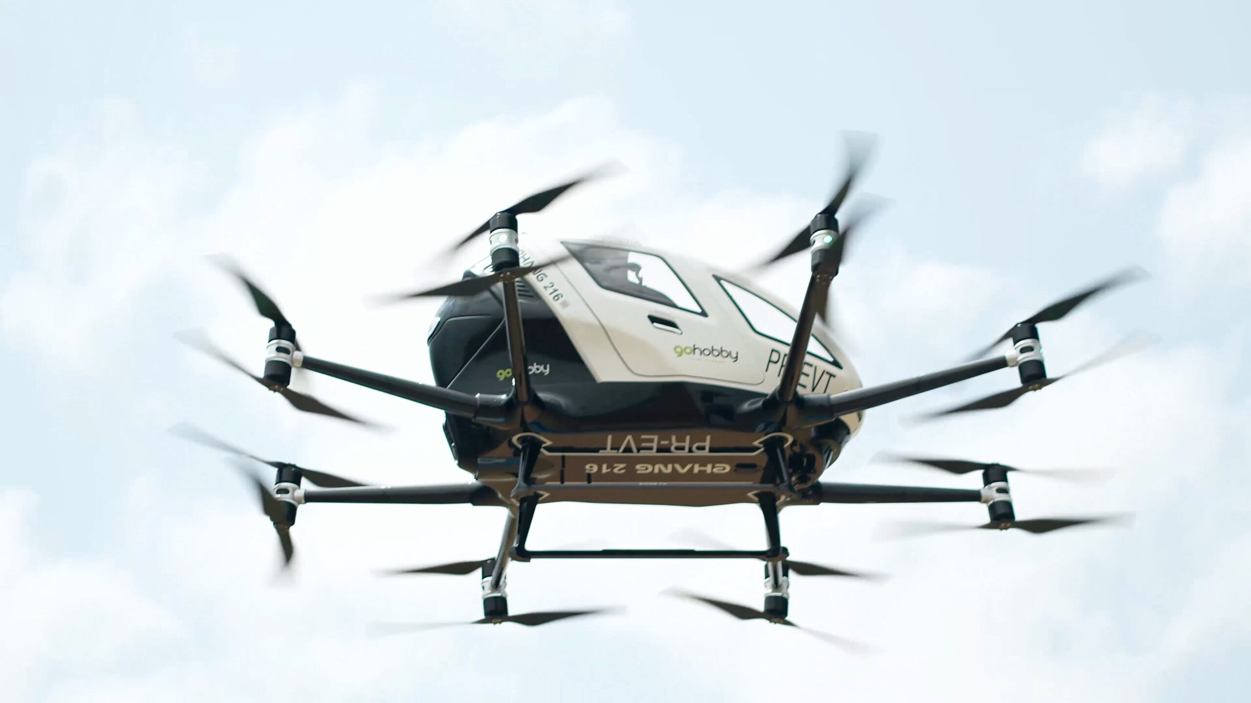 Primeiro voo do EH-216S no Brasil. Foto: Gohobby