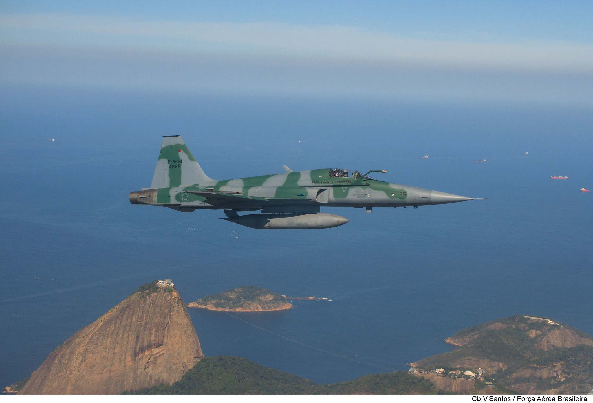 Aviação de caça da FAB de prontidão durante encontro do G20