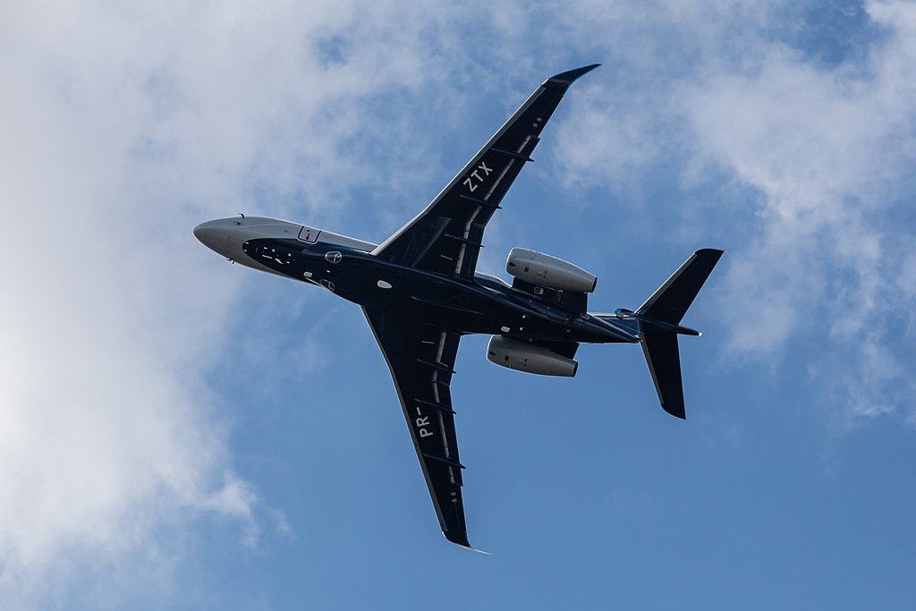Jato executivo Embraer Praetor. Foto: Matti Blume