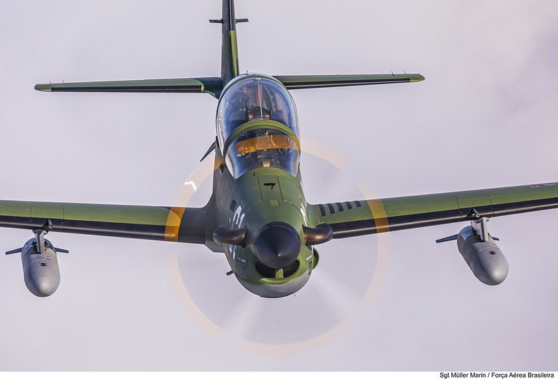 O Super Tucano é a aeronave da FAB mais utilizada para missões de policiamento do espaço aéreo nas regiões de fronteira