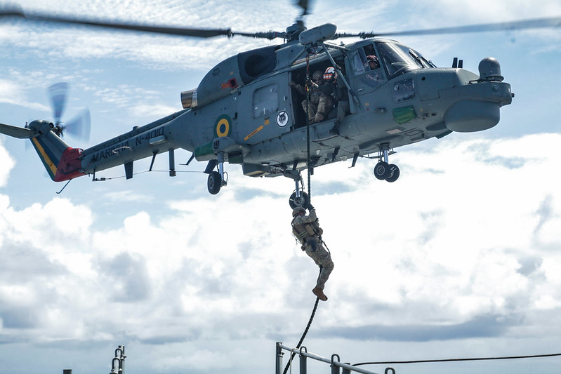 AH-11B brasileiro. Foto: Marinha do Brasil