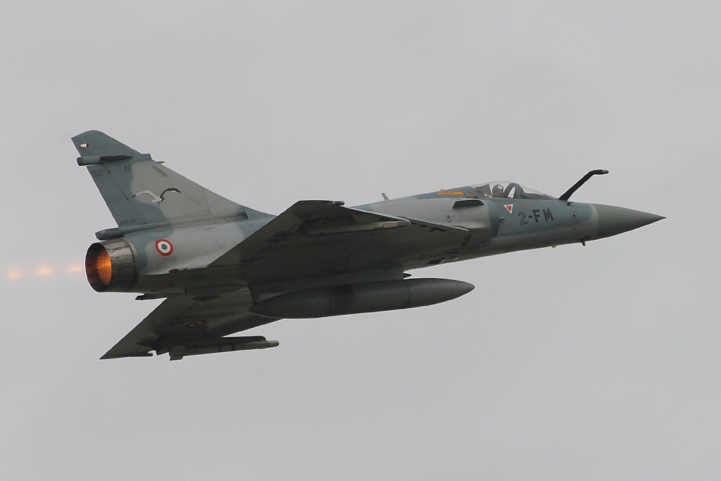 Dassault Mirage 2000-5F da França. Foto: Konstantin von Wedelstaedt