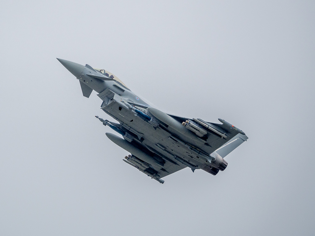 Eurofighter Typhoon da Royal Air Force. Foto: David Blaikie