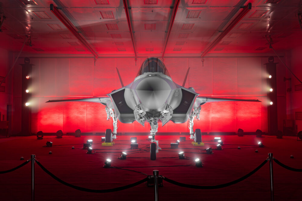 Lockheed Martin apresentou o primeiro F-35 da Polônia em agosto de 2024. Foto: Lockheed Martin