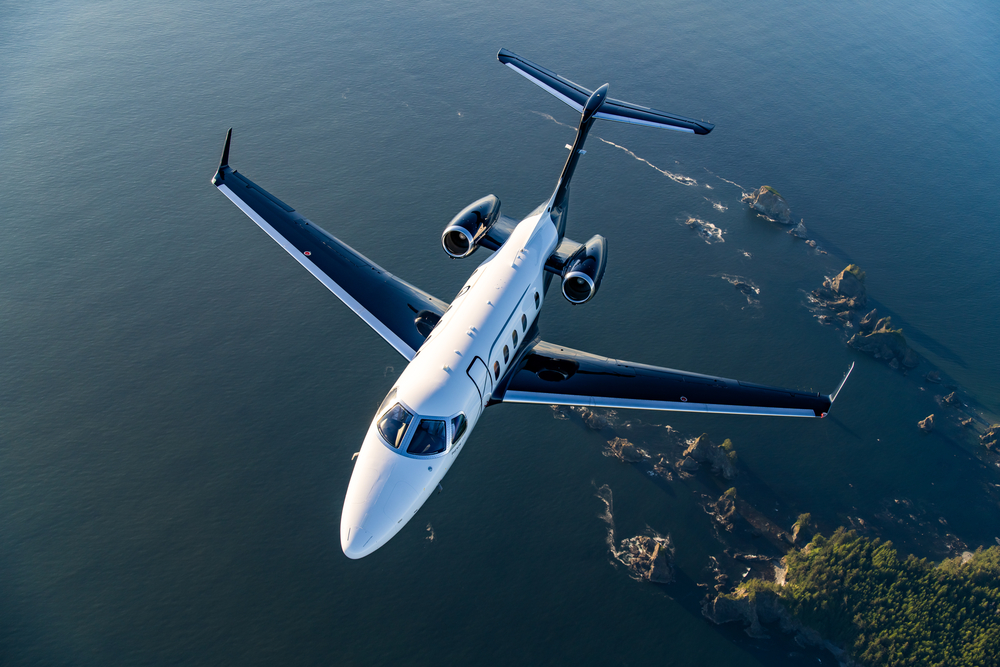 Phenom 300E da Embraer. Foto: Embraer