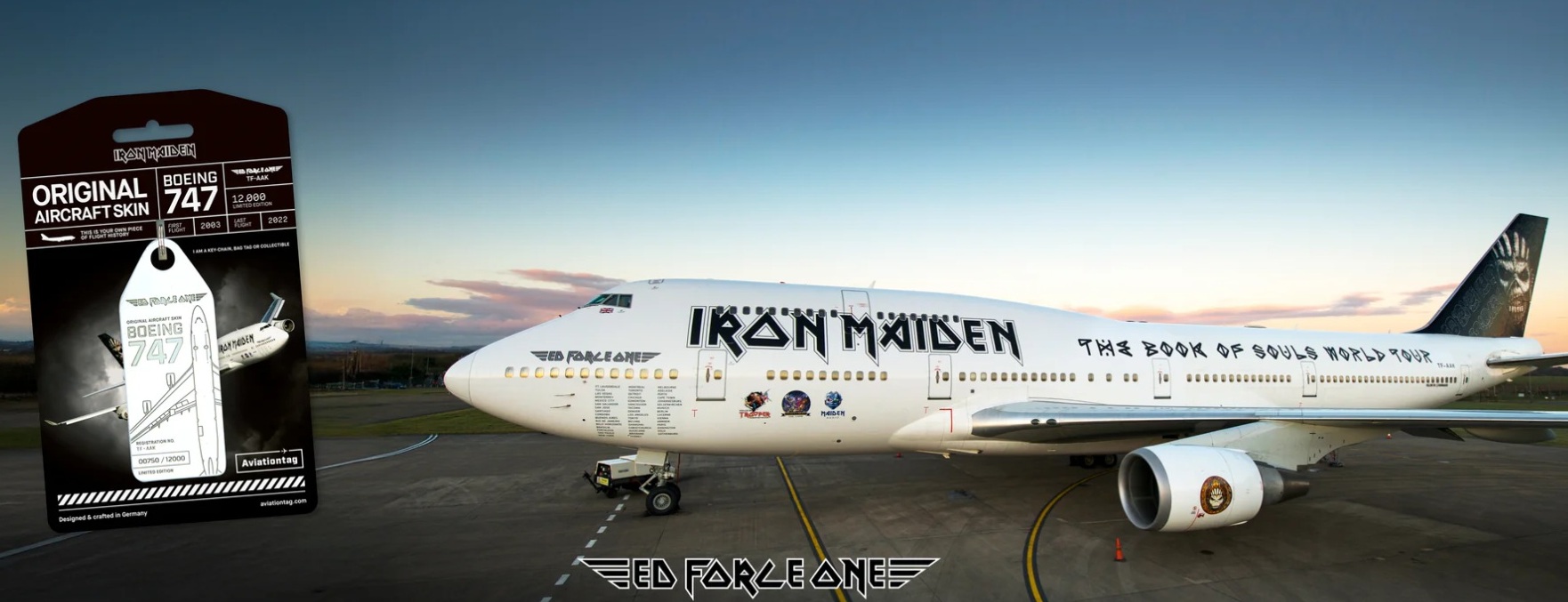 Por 66,6 Euros é possível comprar partes do “Ed Force One”