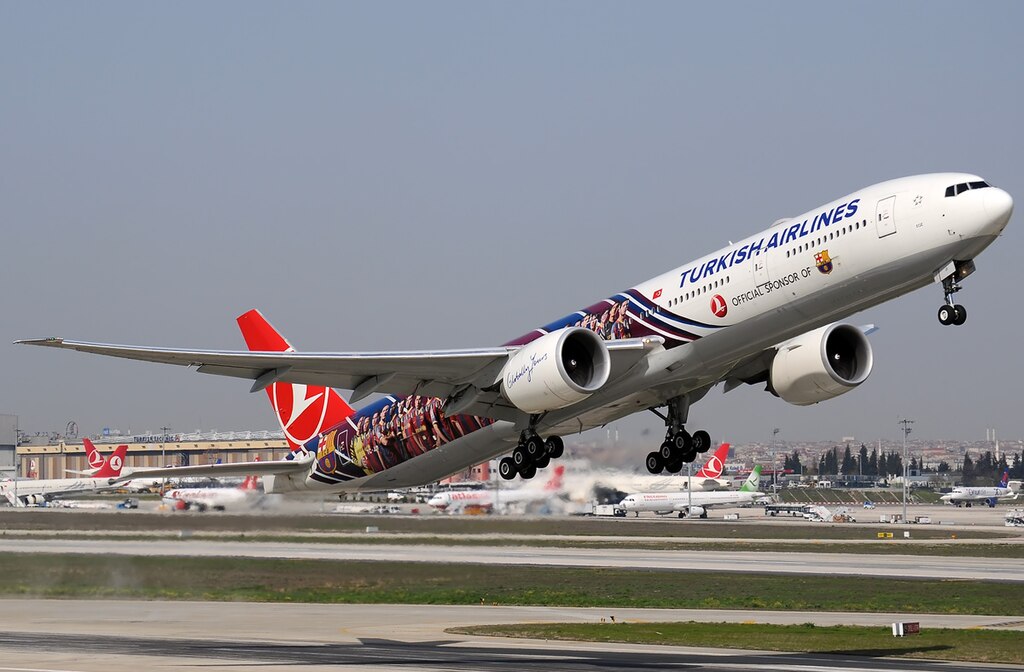 Boeing 777 da Turkish Airlines. Foto: Kivanç Uçan