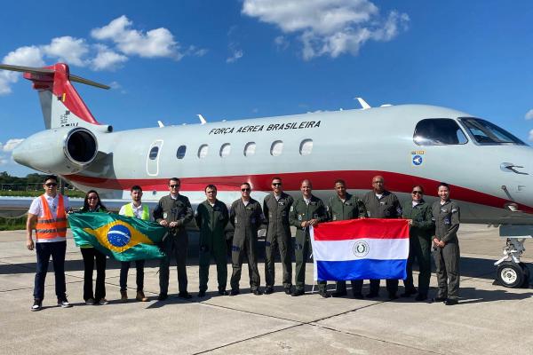 Operação da FAB no Paraguai. Foto: FAB