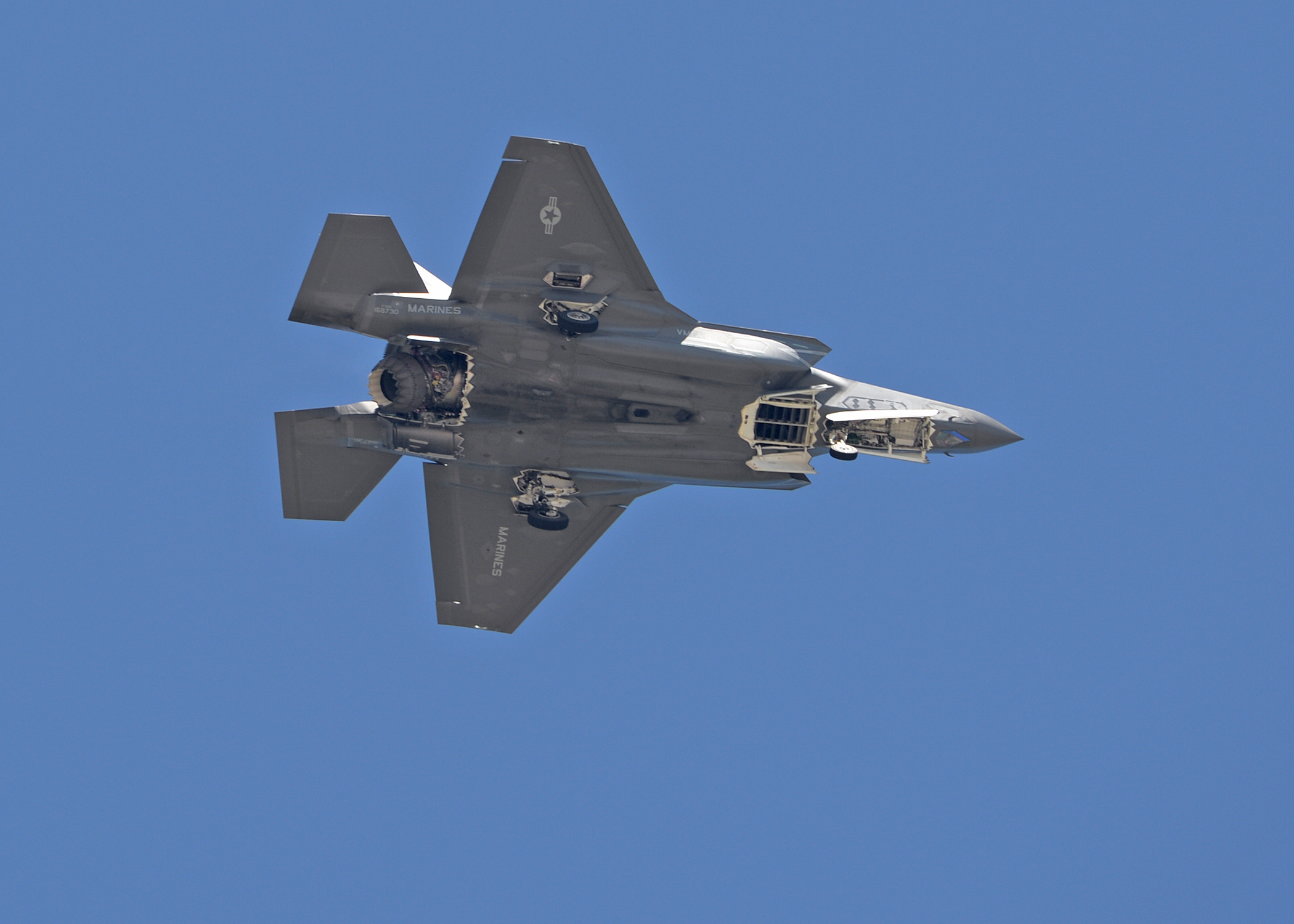 F-35B do USMC. Foto: Alex R. Lloyd