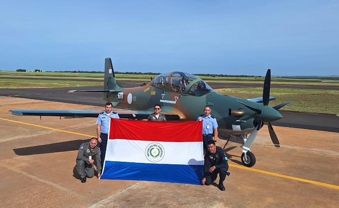 A-29 Super Tucano do Paraguai. Foto: Fuerza Aérea Paraguaya