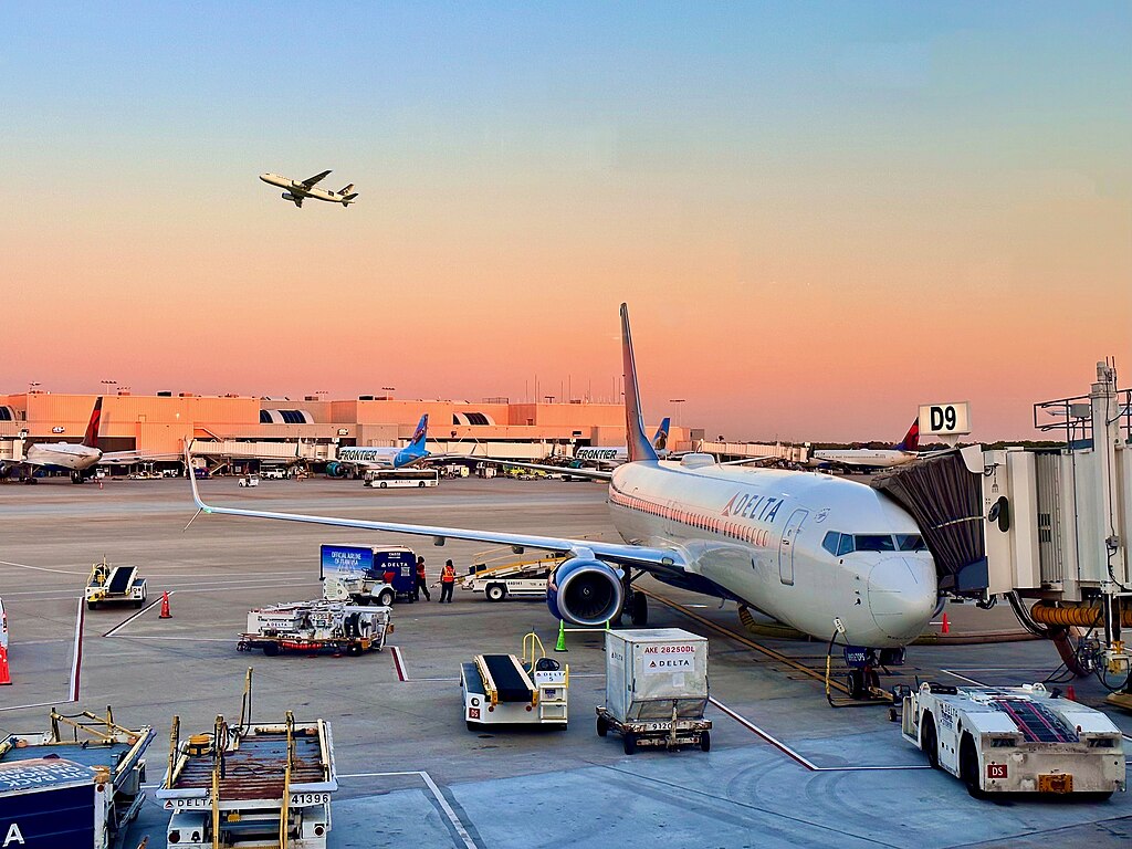 Aeroporto Internacional de Atlanta. Foto:  Harrison Keely