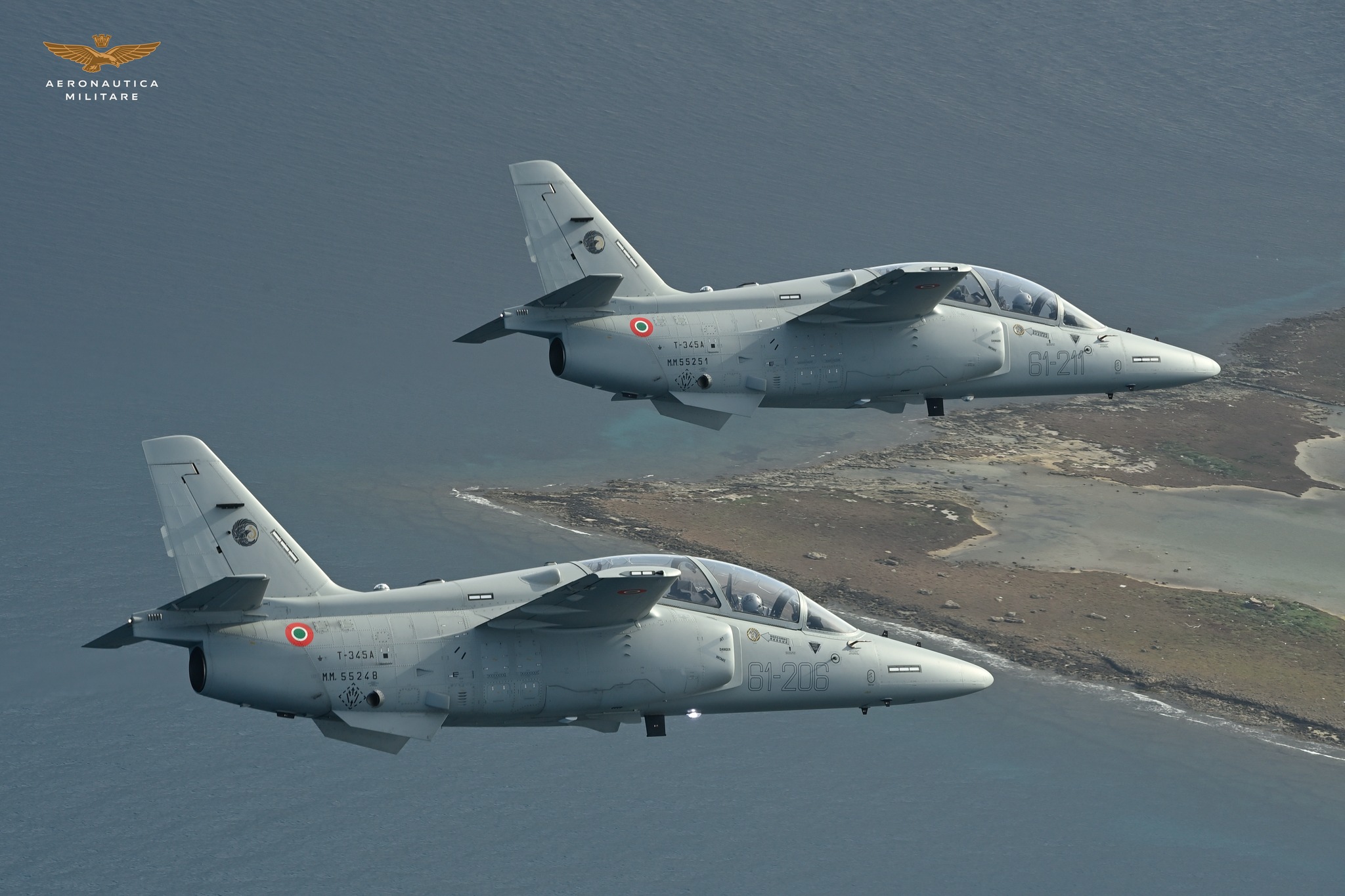 Novos jatos serão o primeiro passo para formação de pilotos de elite da Itália