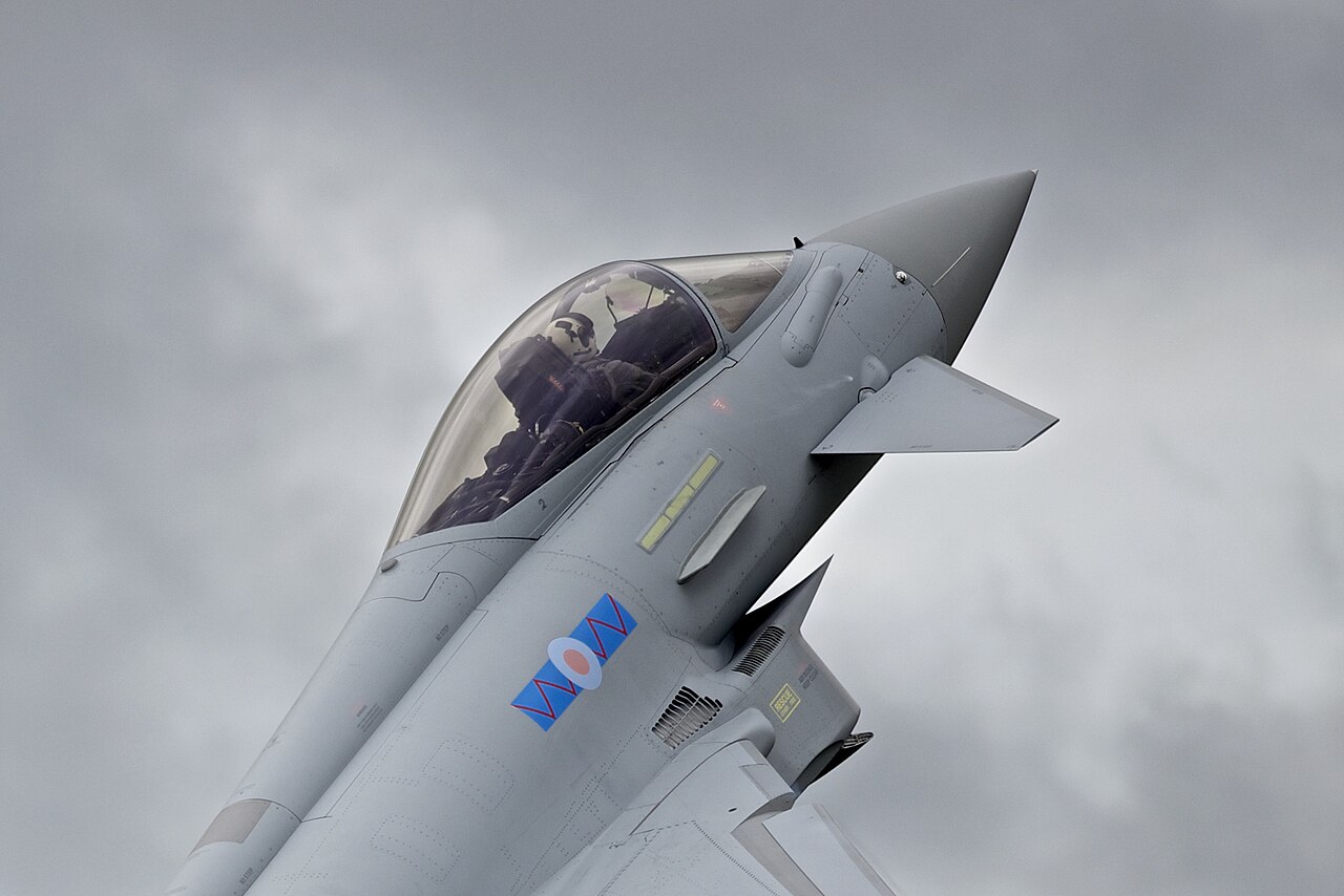 Eurofighter Typhoon da Royal Air Force. Foto: Peter Gronemann