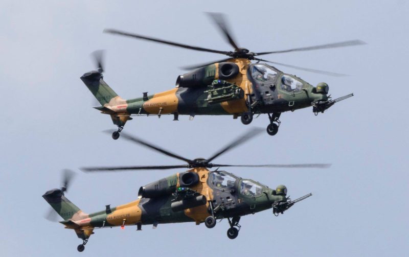 Somália recebe helicópteros T-129 Atak