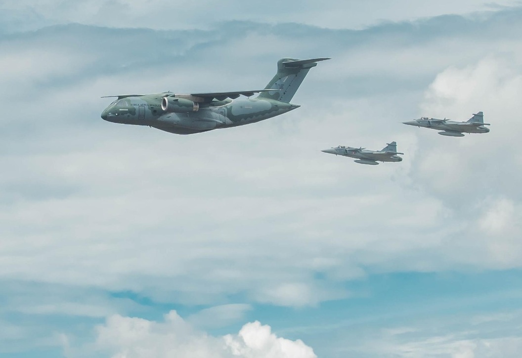 Jatos da FAB são a principal atração no evento colombiano. Foto: F-AIR 2025