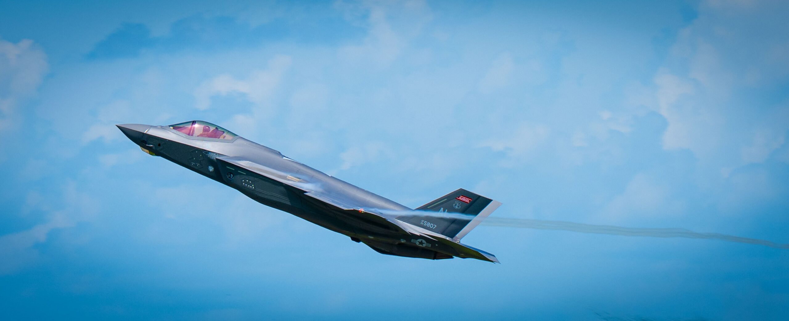 F-35A Lightning II da 187th Fighter Wing. Foto: Benjamin Williams