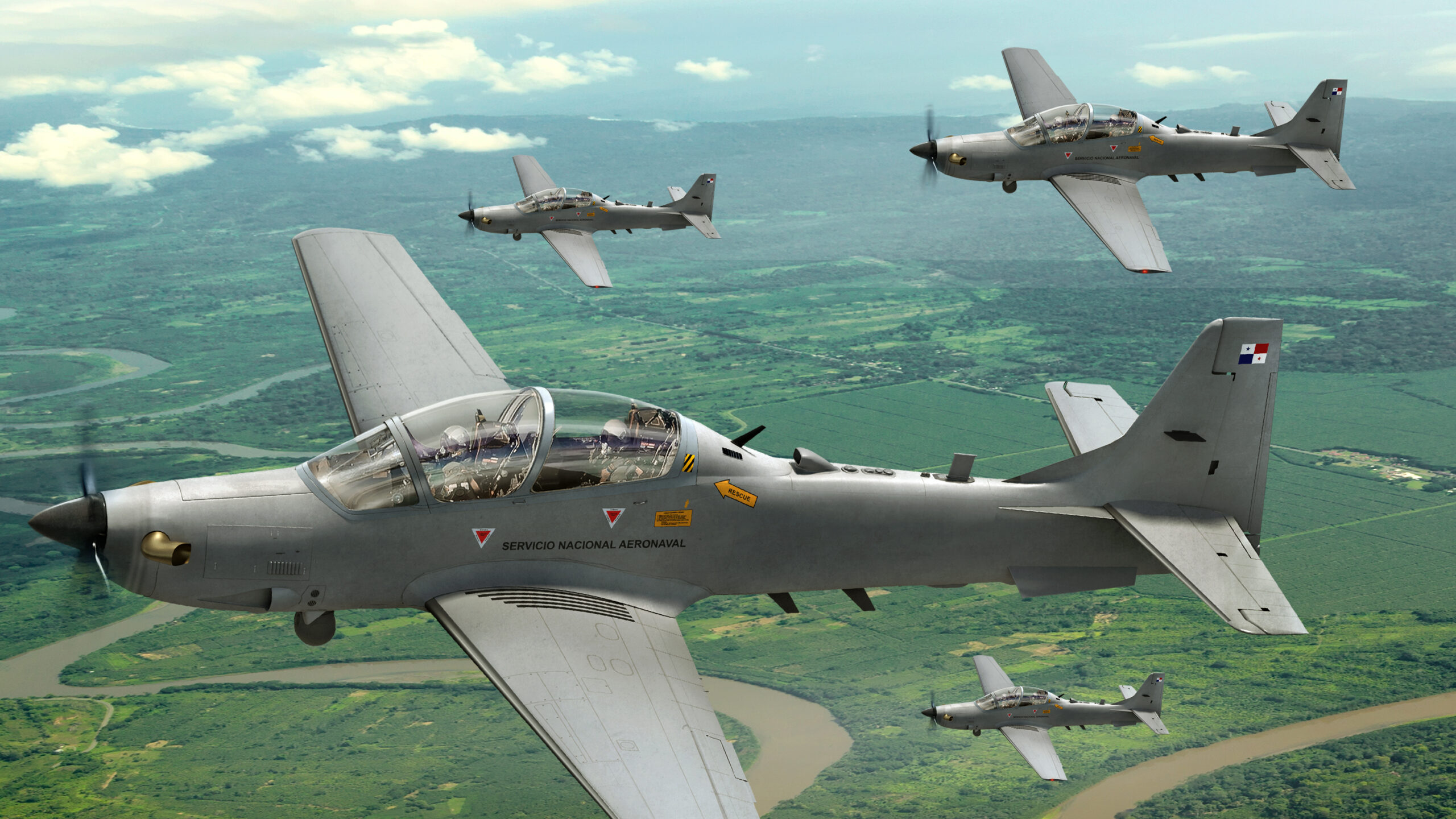 Panamá confirma compra de quatro Super Tucano