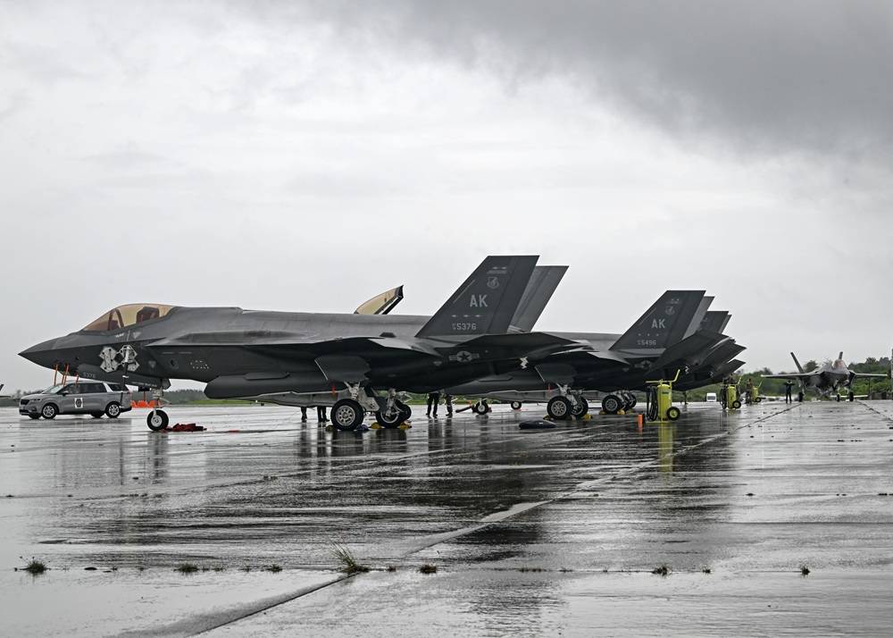 F-35A Lightning II da 354th Air Expeditionary Wing em Guam, no Pacífico. Foto: Andrea Posey