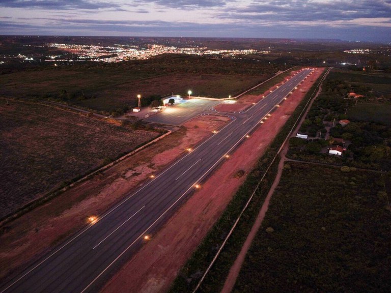 Aeroporto de Araripina. Foto: Prefeitura de Araripina