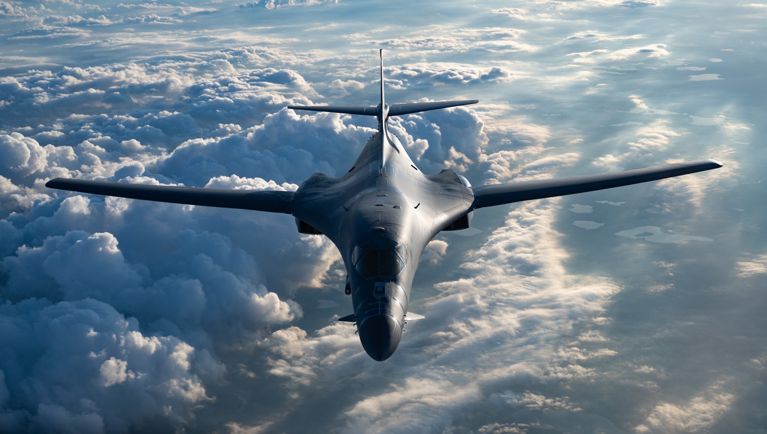 O B-1B Lancer é um dos modelos de aeronaves em serviço apenas nos EUA. Foto: Spencer Strubbe