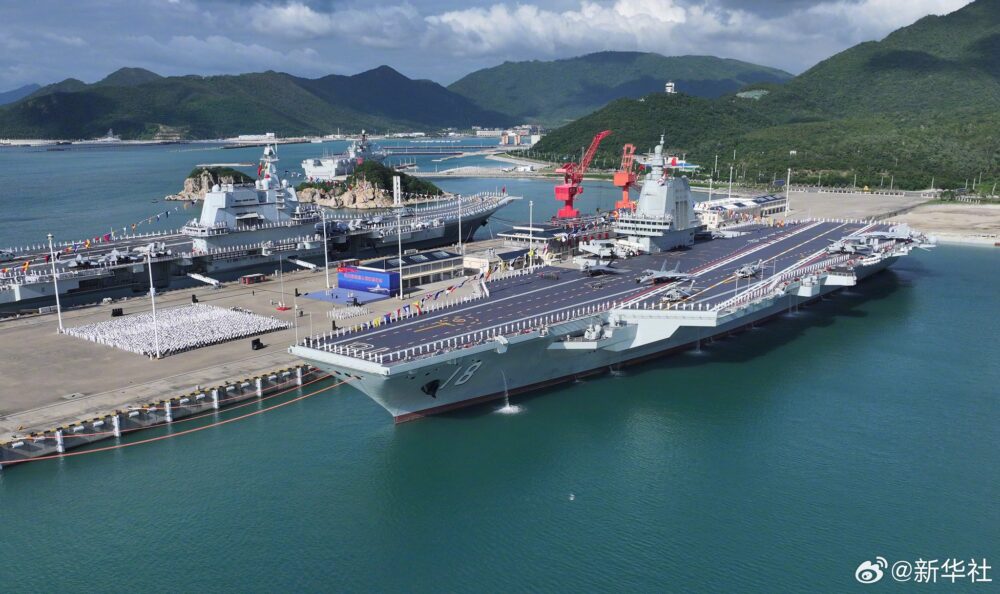 China promete maior presença naval após incorporação de novo porta-aviões