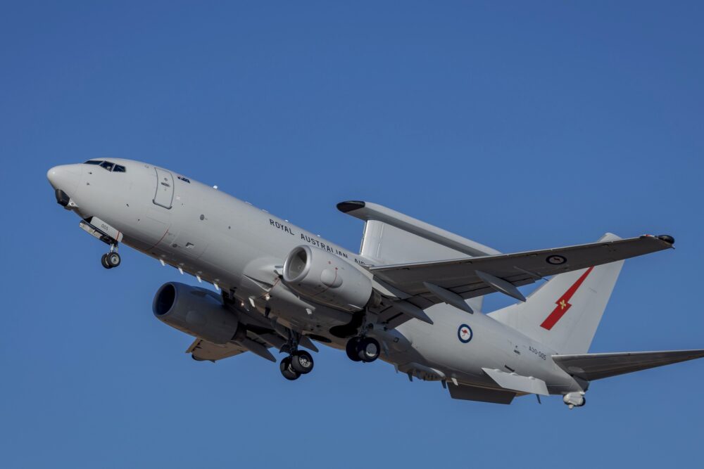 E-7A Wedgetail da Royal Australian Air Force. Foto: RAAF