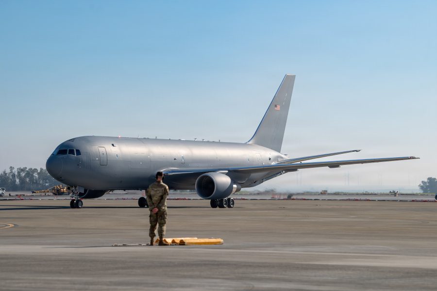 100º KC-46 da USAF. Foto: Brian Collett