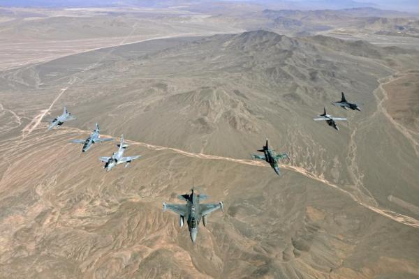 Exercício Salitre IV, em 2022. Foto: Fuerza Aérea de Chile