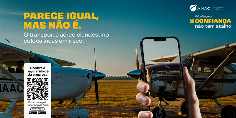 ANAC lança campanha contra o táxi-aéreo clandestino