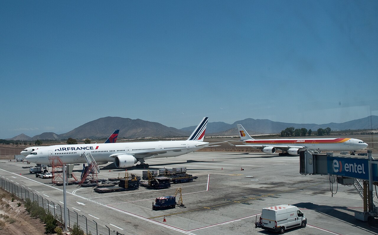 Aeroporto de Santiago, no Chile. Foto: Phillip Capper