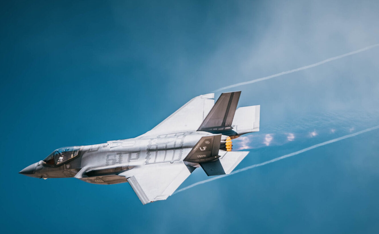 F-35A Lightning II  da U.S. Air Force. Foto: Katelynn Jackson