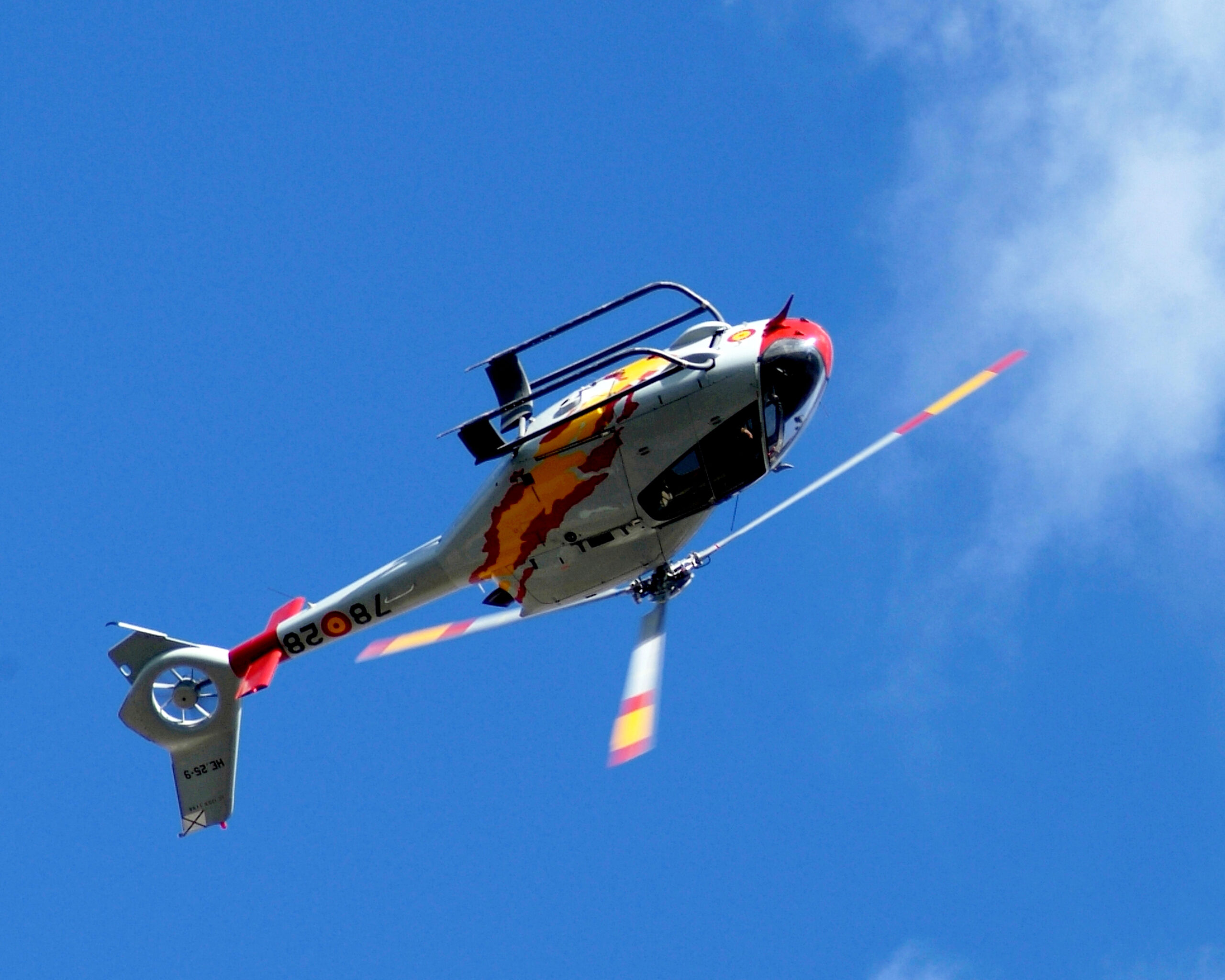 EC 120 da Patrulha Aspa. Foto: Ejército del Aire