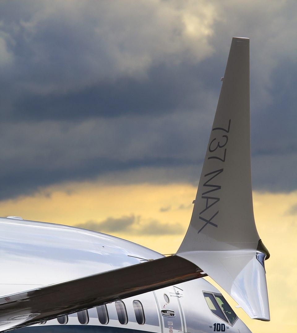 737 Max é facilmente reconhecido pelo se winglet. Foto: Oleg V. Belyakov