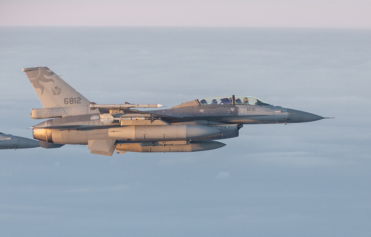 F-16V de Taiwan. Foto: Wang Yu Ching