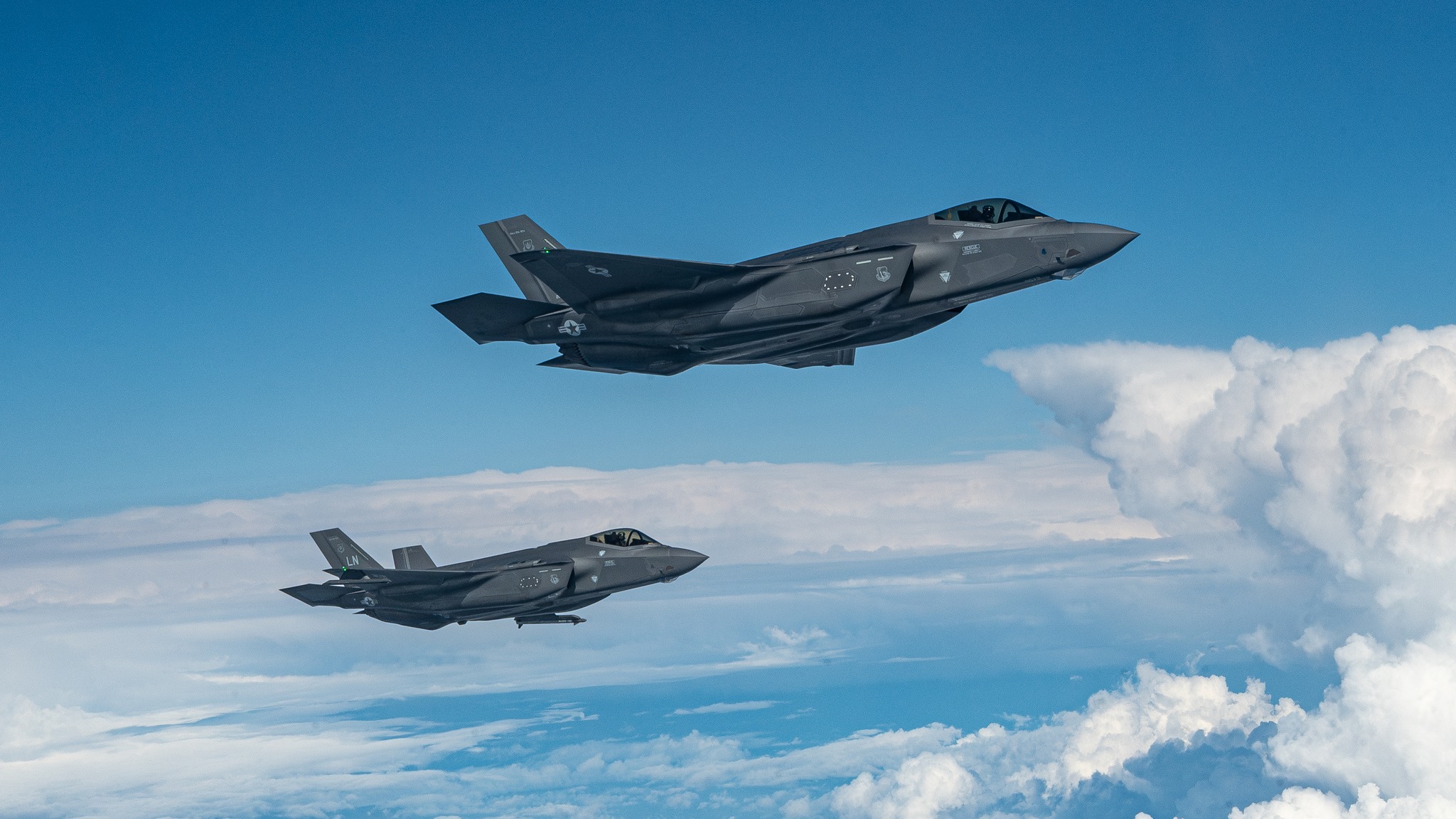 F-35A Lightning II da USAF. Foto: Aidan Martínez
