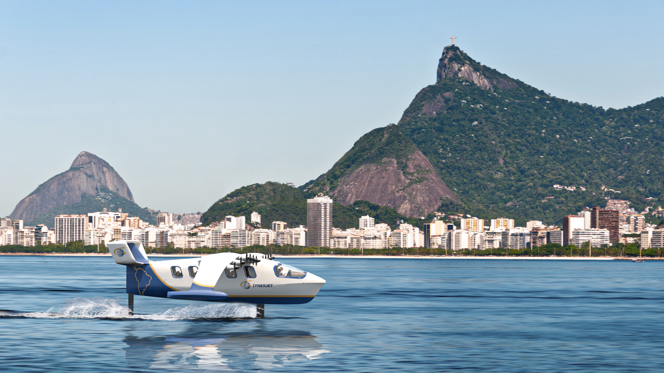Synerjet traz ao Brasil nova geração de barcos voadores