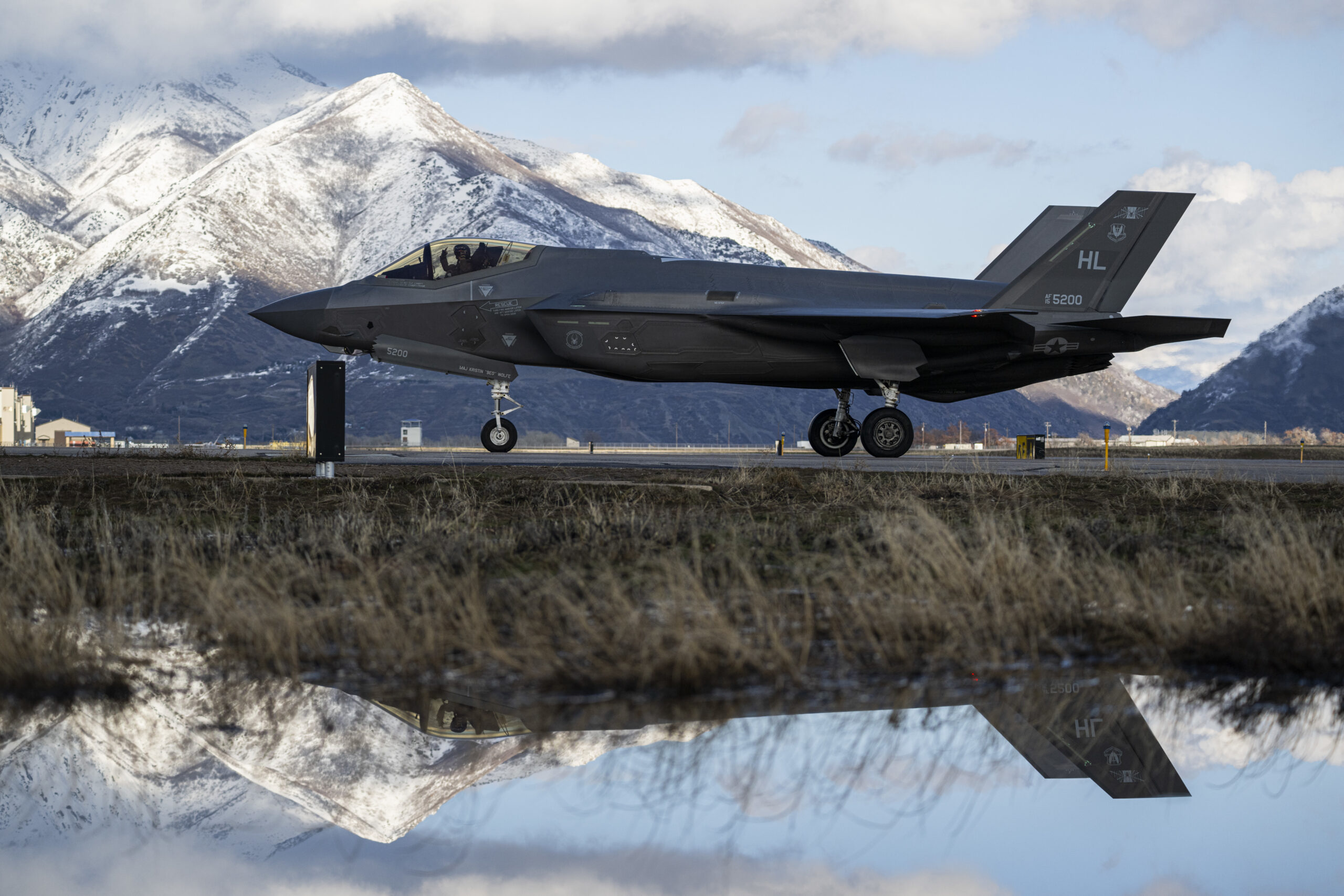 F-35A Lightning II  da U.S. Air Force. Foto: Kaitlyn Ergish