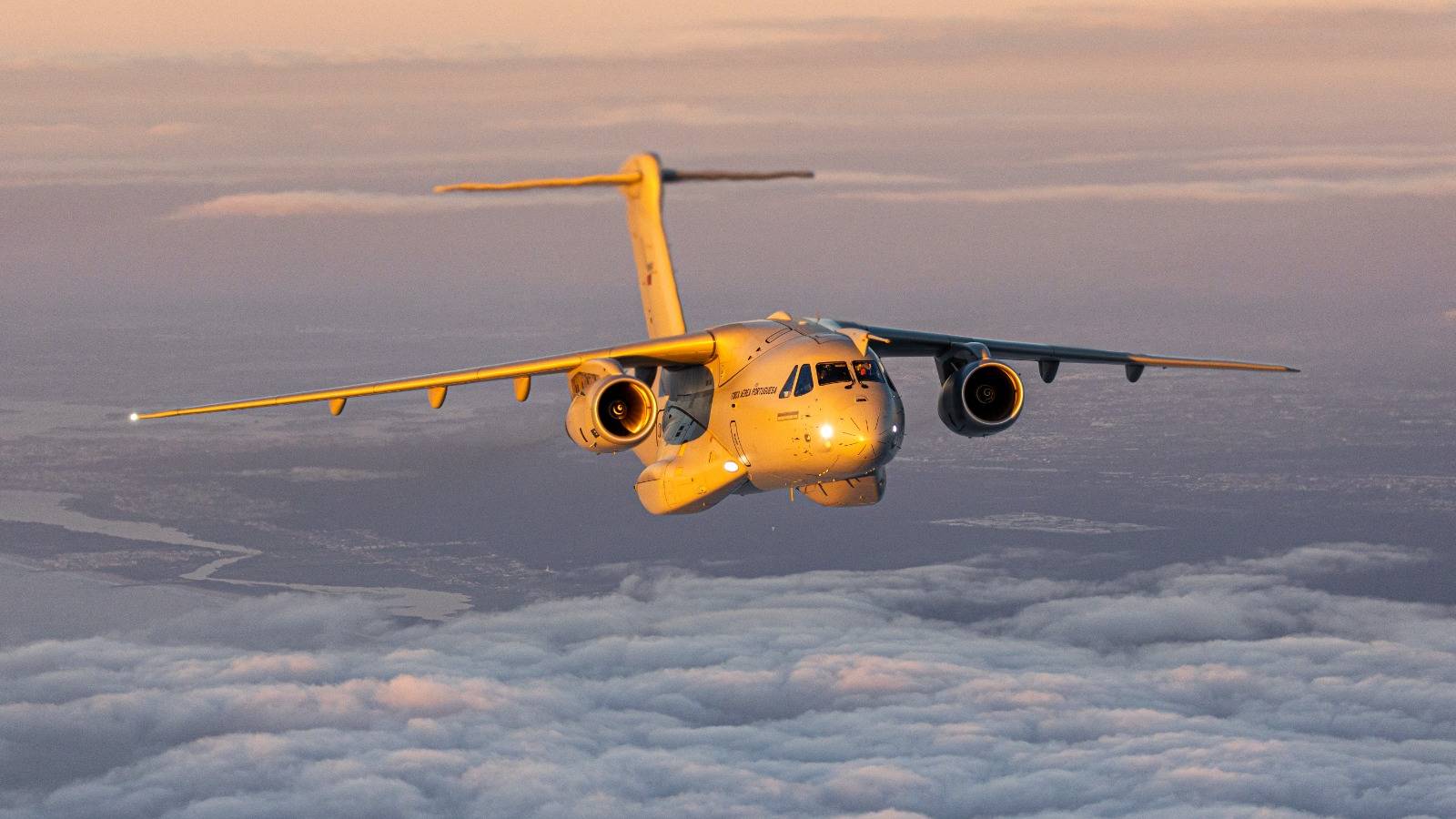 KC-390. Foto: Força Aérea Portuguesa