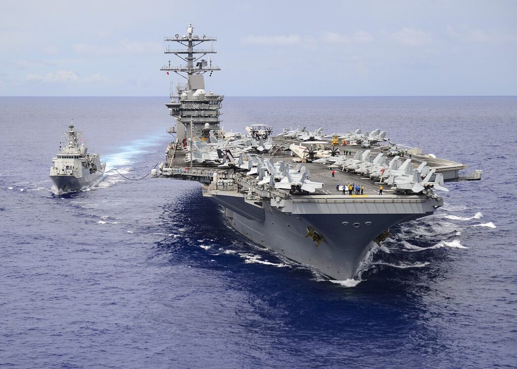 USS Nimitz durante exercícios com as Filipinas, em 2017. Foto: Ian Kinkead