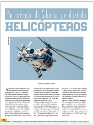 Matéria Avulsa Asas (110) - No Coração da Sibéria