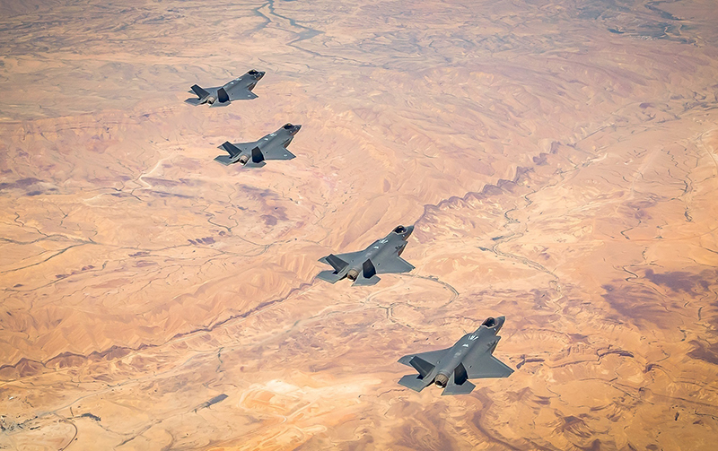 Israel e EUA colocam seus F-35 para “brigar”