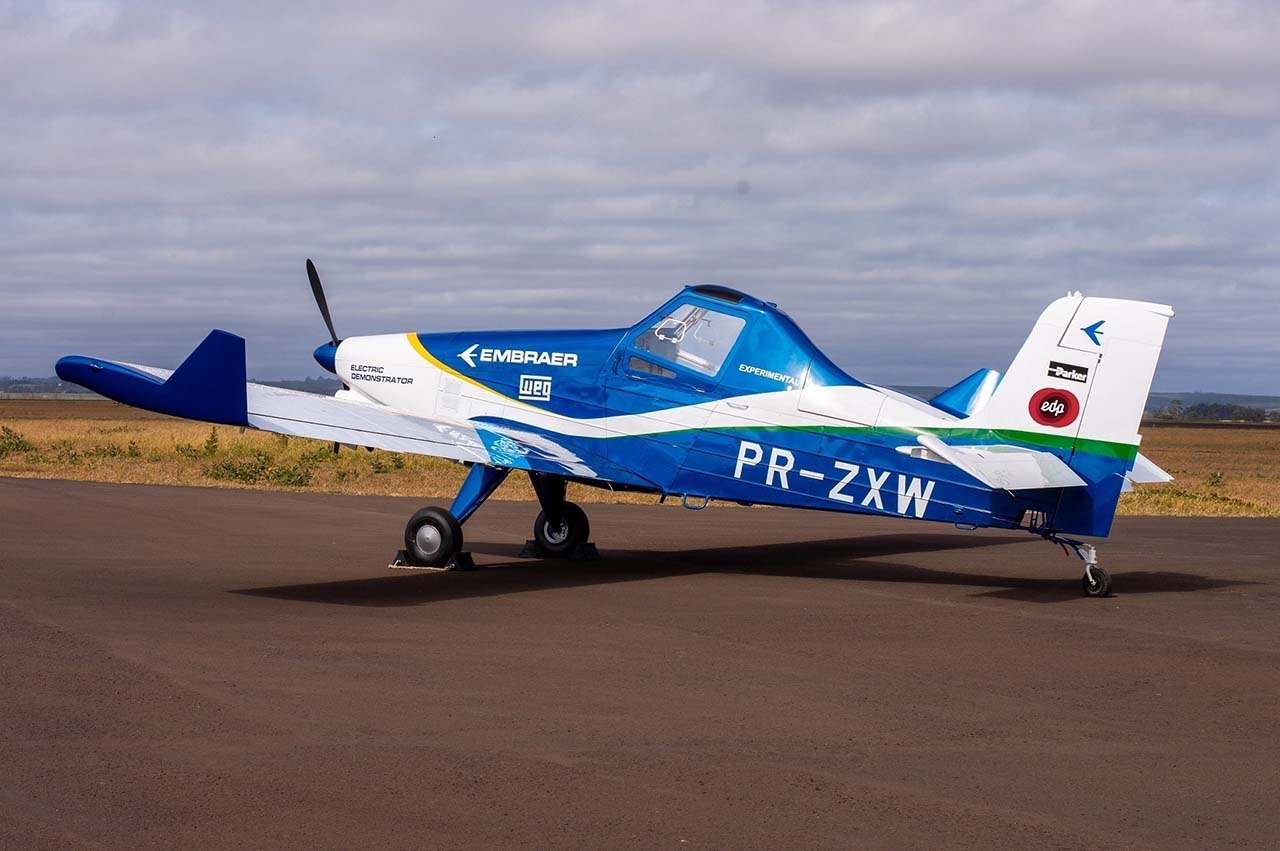 Avião elétrico da Embraer deve voar em 2021