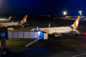 Aeronaves da GOL no Aeroporto de Guarulhos. Foto: Ariadne Barroso/Revista Asas