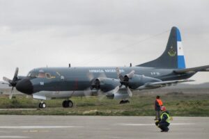 Foto: P-3B Orion da Armada Argentina de quando ainda estavam em operação. Foto via Armada Argentina.