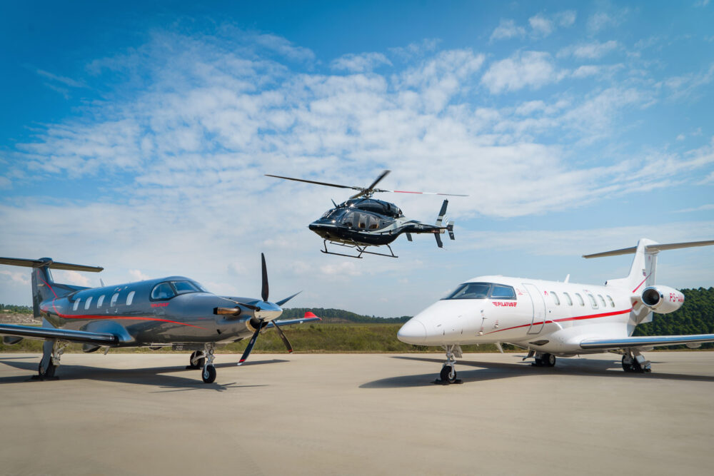 Aeronaves da Amaro Avistion. Foto: Guilherme Mion/Amaro Avation