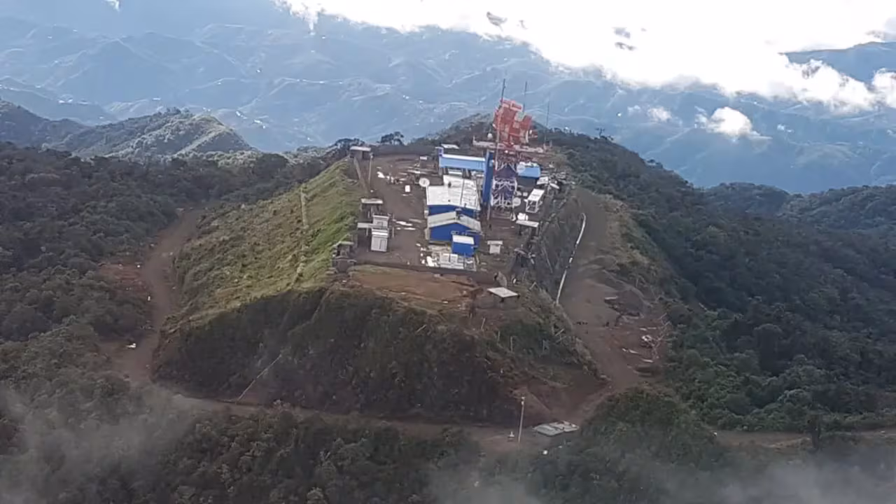 Radar ataque por drones na Colômbia. Foto: Aerocivil